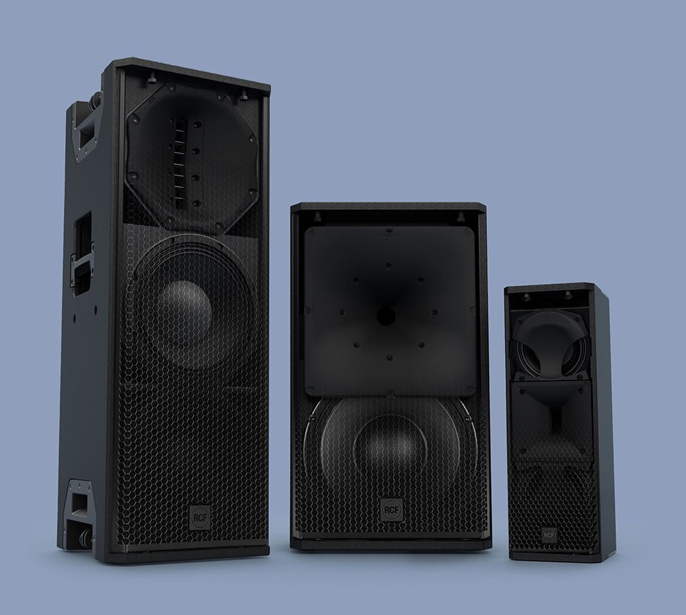 RCF KX-familie: KXL 4-A, KX 515-A en KXM 25-A